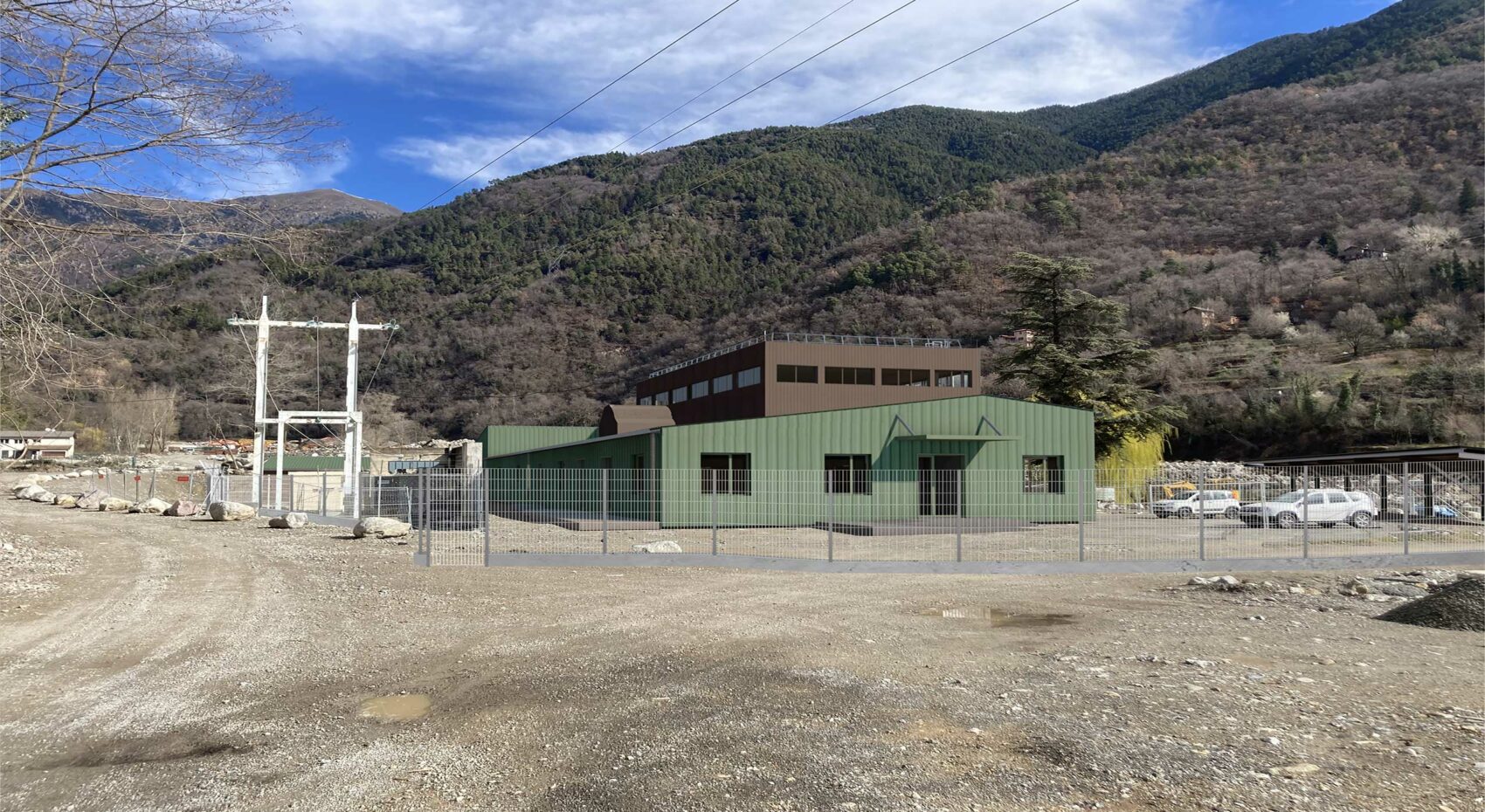 Reconstruction et réhabilitation de l'usine hydroélectrique de Roquebillière